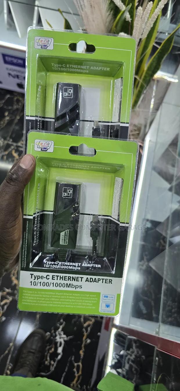 Type-C to Ethernet Adapter Connect Usb-C Devices to a Wired Network. - thumbnail 3