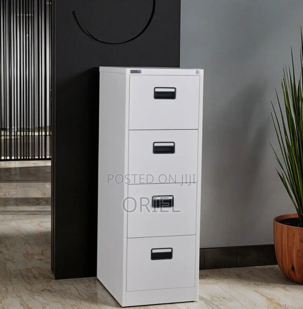 Office Cabinets; Lock Key 4-Drawer Office Filing Storage Unit
