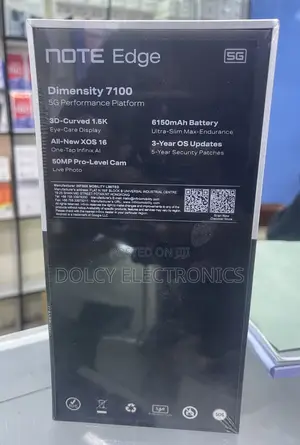 New Infinix Note Edge 256 GB Black