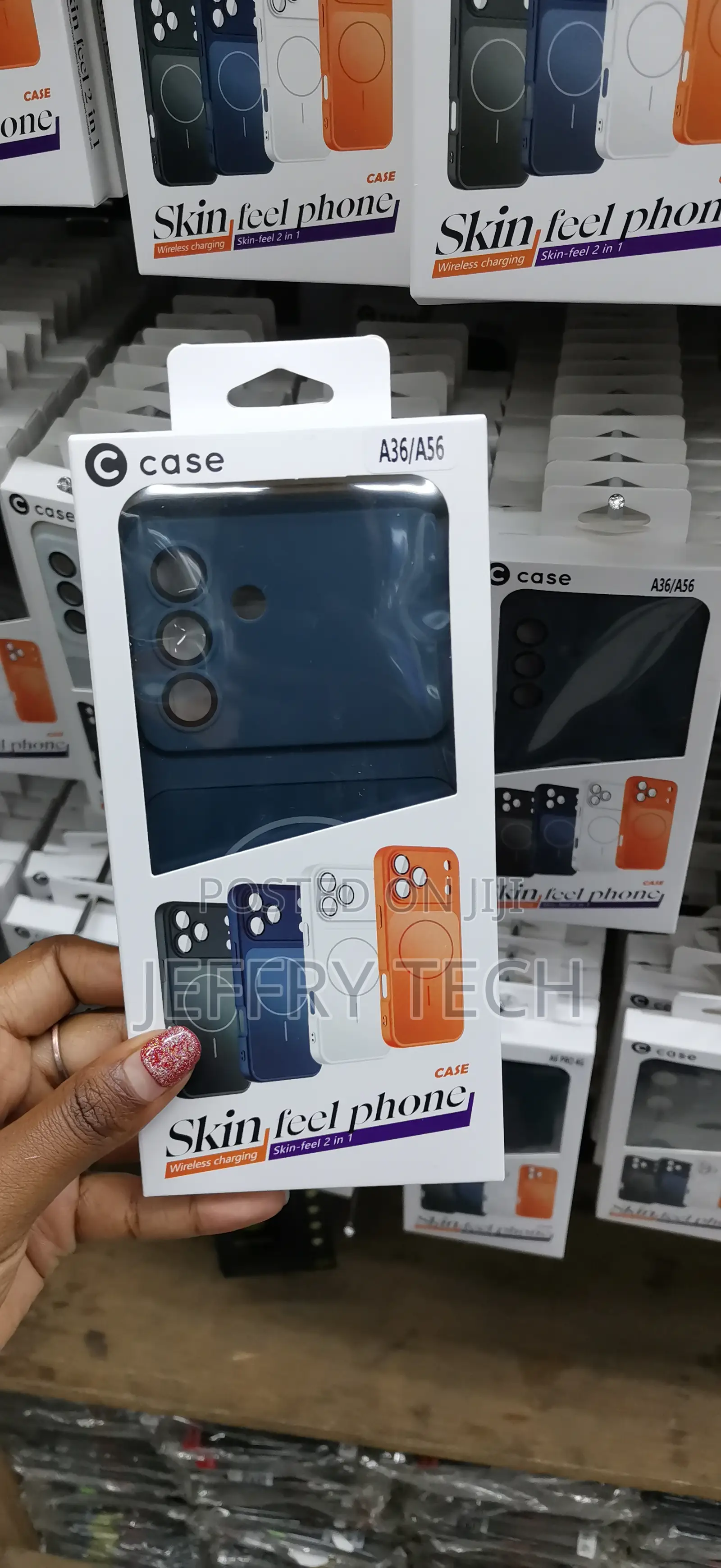 Kaddy Samsung Galaxy A36 5g Compatible With Magsafe Tpu Case -Blue