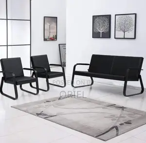 Office Sofas; Kinbor Premium Executive 5-Seater Leather Office Sofa