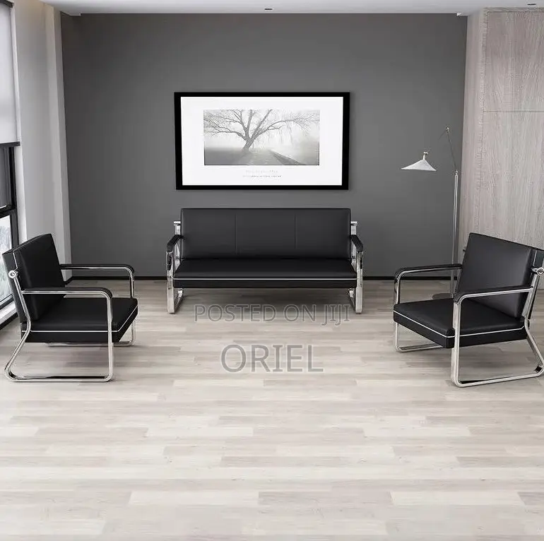 Office Sofas; Kinbor Premium Executive 5-Seater Leather Office Sofa