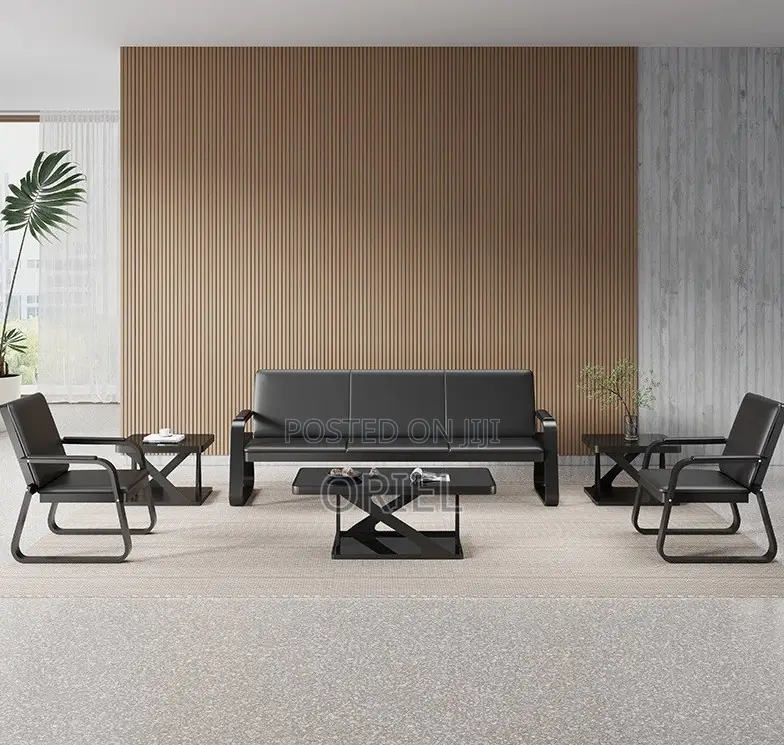 Office Sofas; Kinbor Premium Executive 5-Seater Leather Office Sofa
