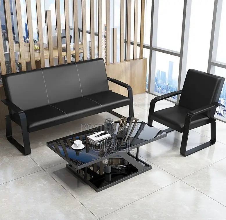 Office Sofas; Kinbor Premium Executive 5-Seater Leather Office Sofa