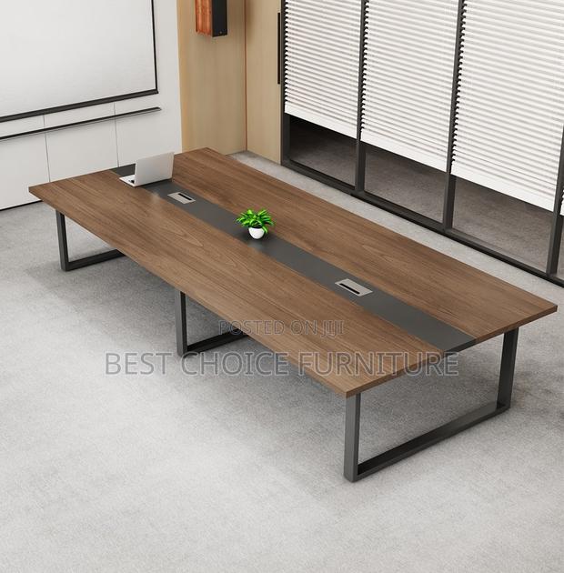 2.4m Wooden Metal Frame Office Boardroom Tables