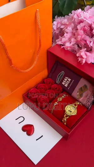 Watcchocolate Barbracelet
Preserved Soap Roses Card,Bag Box
