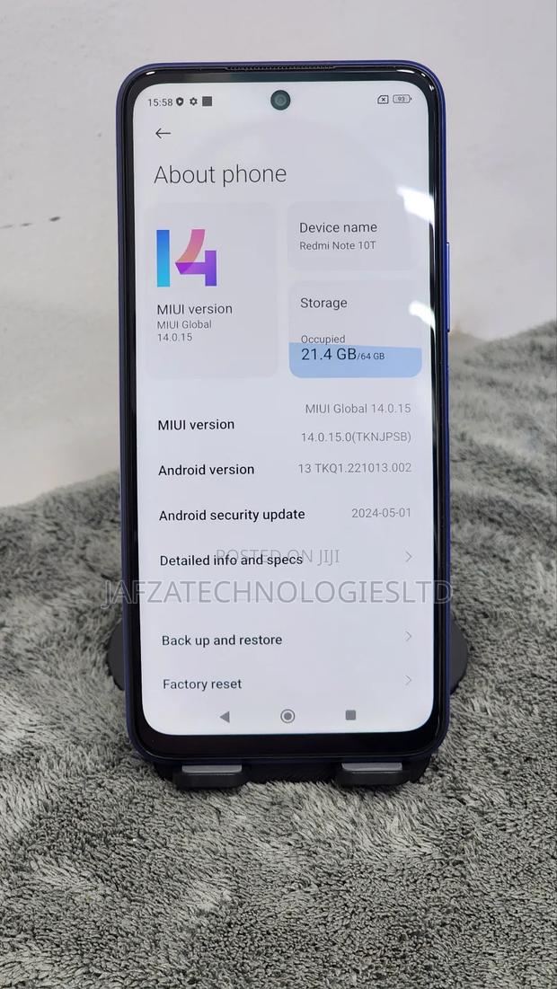 Xiaomi Redmi Note 10 5G 64 GB Blue - thumbnail 3