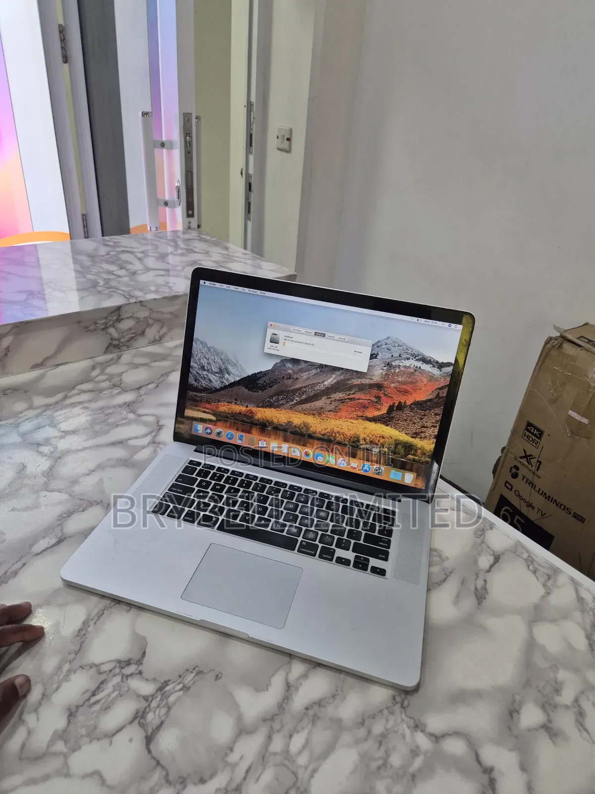Laptop Apple MacBook Pro 2015 16GB Intel Core I7 SSD 512GB