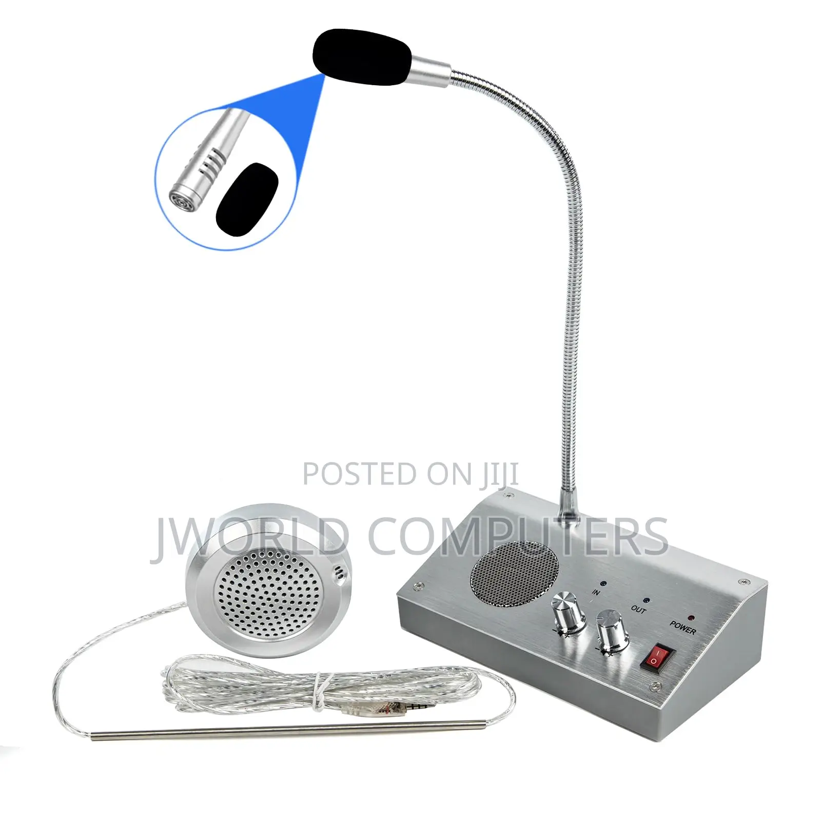 Rl-9909 Two-Way Window Intercom System for Counter