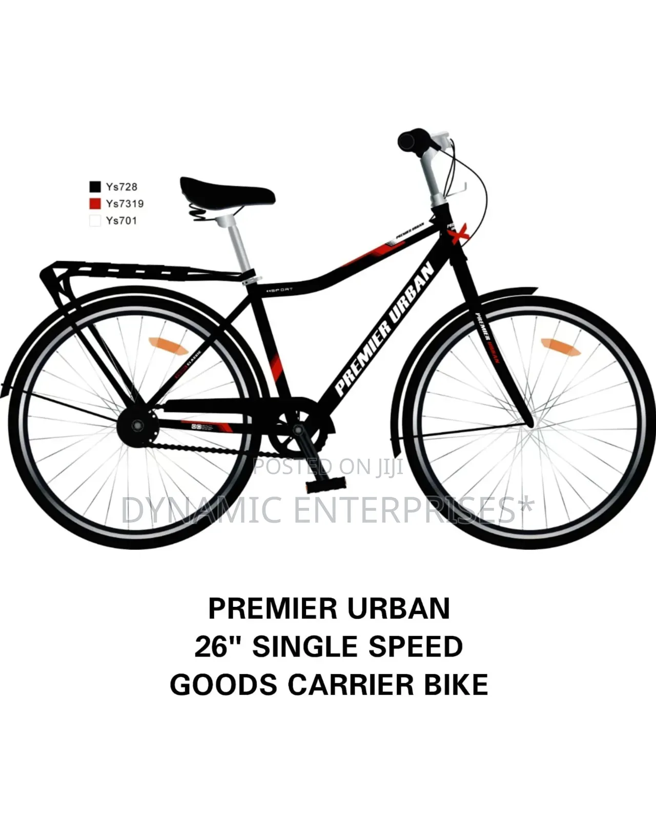 26" Single Speed Goods Carrier Bike