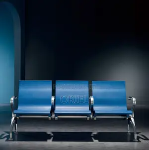 Office Benches; Industrial-Grade 3-Seater Office Metal Bench
