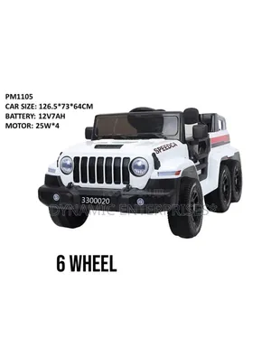 6-Wheel Electric Ride-on Toy Car