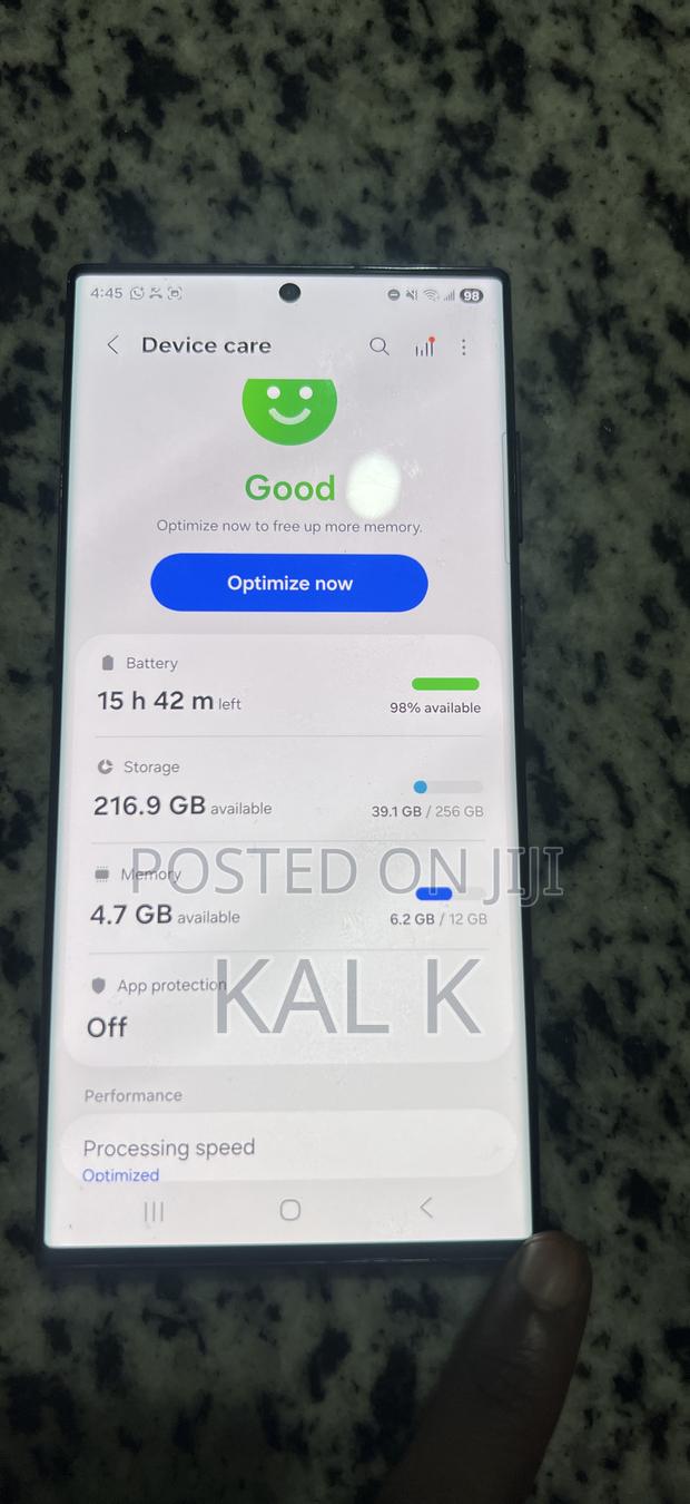 Samsung Galaxy S22 Ultra 256 GB Black - thumbnail 2