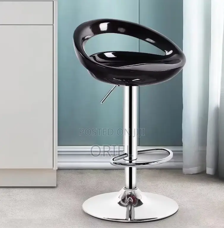 Home Chair; Ergonomic Swivel Leather Home Bar Stool
