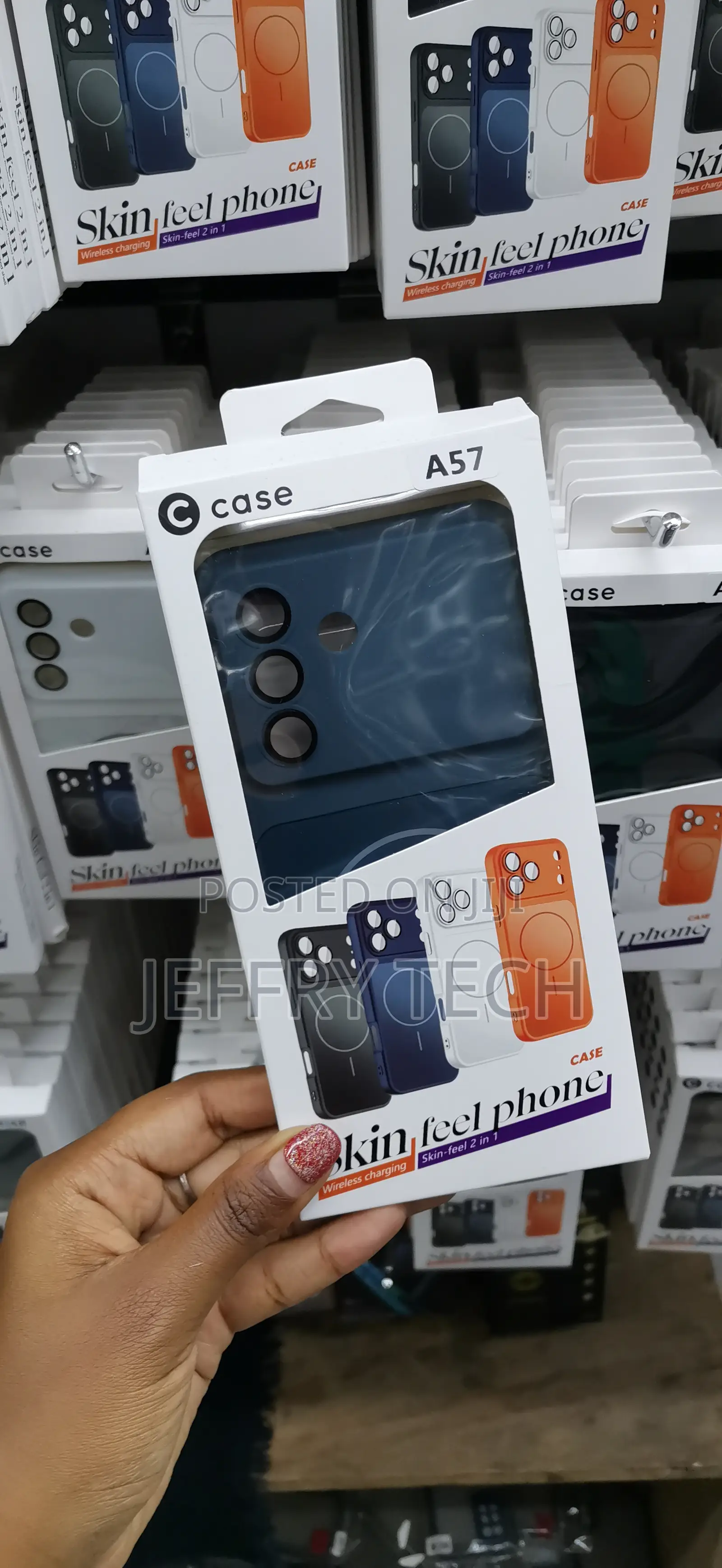 Xammy Samsung Galaxy A57 Magsafe Matte Tpu Phone Case -Blue