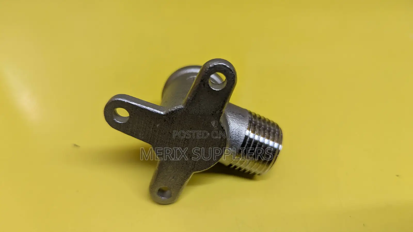 Stainless Steel Wall Plate Elbow 1/2f X 1/2m