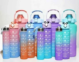 3pcs Set Motivational Water Bottles - Jf