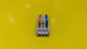 Pack of 5 Wago Style 3 Way Lever Wire Connector 32a