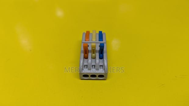 Pack of 5 Wago Style 3 Way Lever Wire Connector 32a - thumbnail 2