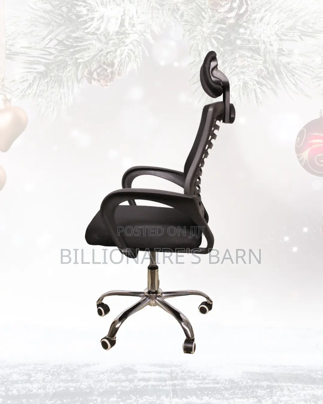 Ergonomic Mesh Office Chair — Workday Comfort, Cool Mesh Backrest