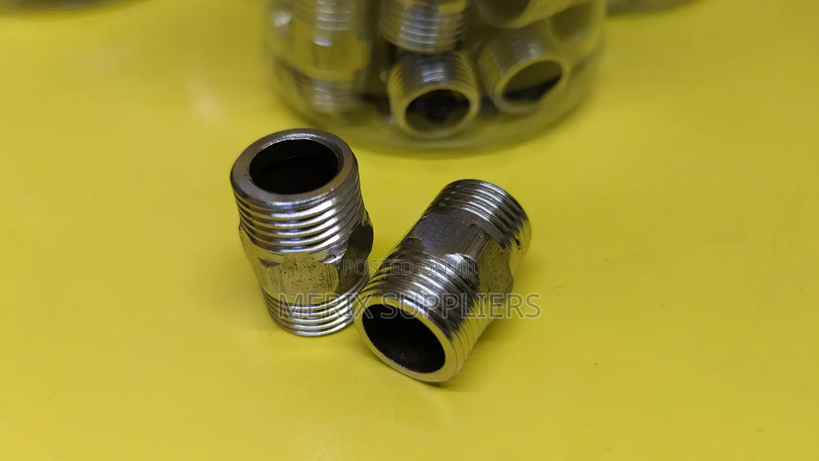 Stainless Steel Hex Nipple 1/2m X 1/2m BSP Male Thread Ss304 Fitting