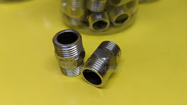 Stainless Steel Hex Nipple 1/2m X 1/2m BSP Male Thread Ss304 Fitting