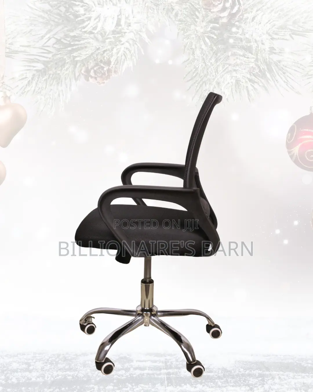 Ergonomic Work Chair | Space-Saving Fit, Lumbar Support Built-In