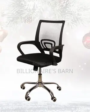 Ergonomic Work Chair | Space-Saving Fit, Lumbar Support Built-In