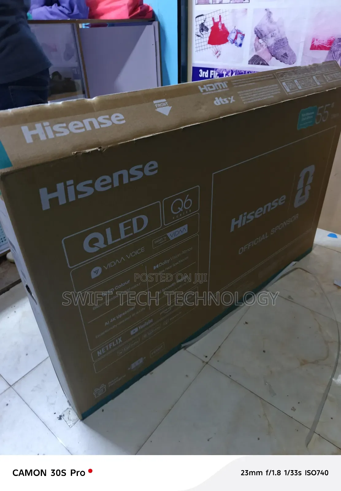 Hisense 50 Qled Q6 Framless