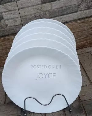 White Ceramic Dinner Plates