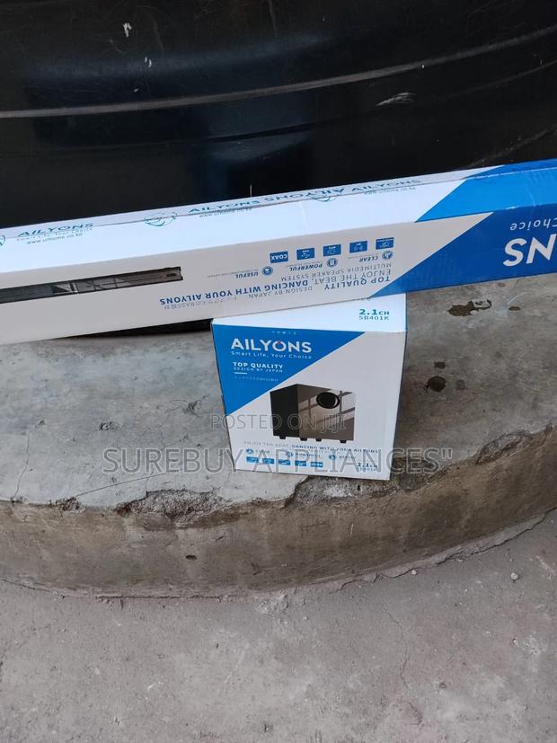 Ailyons Sb- Tv Soundbar Speaker System Wireless Aux Usb