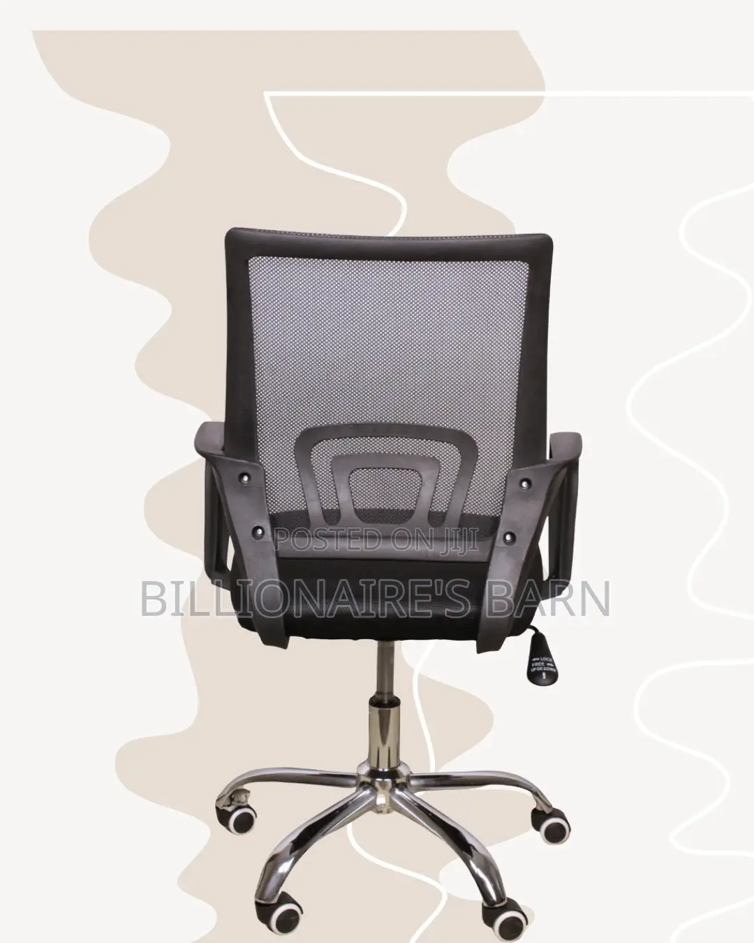 Ergonomic Mesh Office Chair — Smooth Movement, Breathable Mesh Airflow