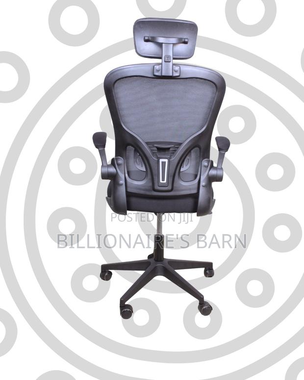 Flip-Up Arms Office Chair for Small Desks | Smooth Movement - thumbnail 4