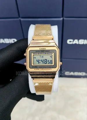 Casio Digital Unisex Designer Mesh Straps Watches