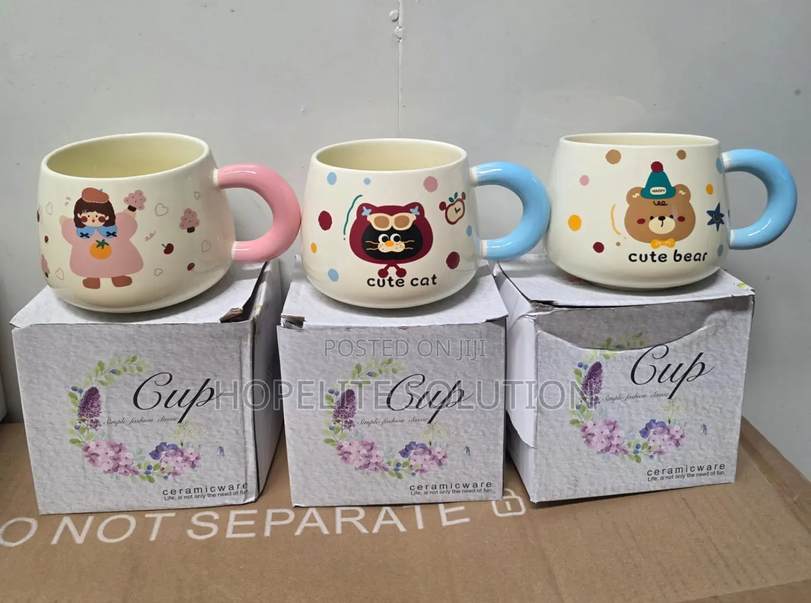 Valentine 
Cute Cat/Dog Ceramic Mug