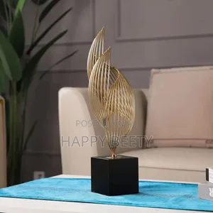 Modern Metal Sculpture for Office/Home Decor