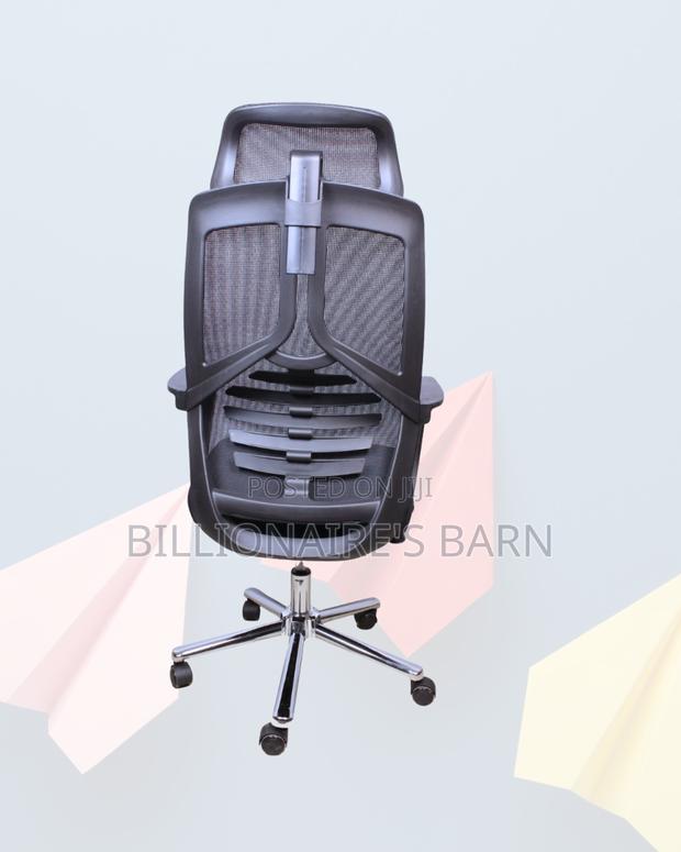 High-Back Mesh Task Chair for Work | Space-Saving Fit - thumbnail 4