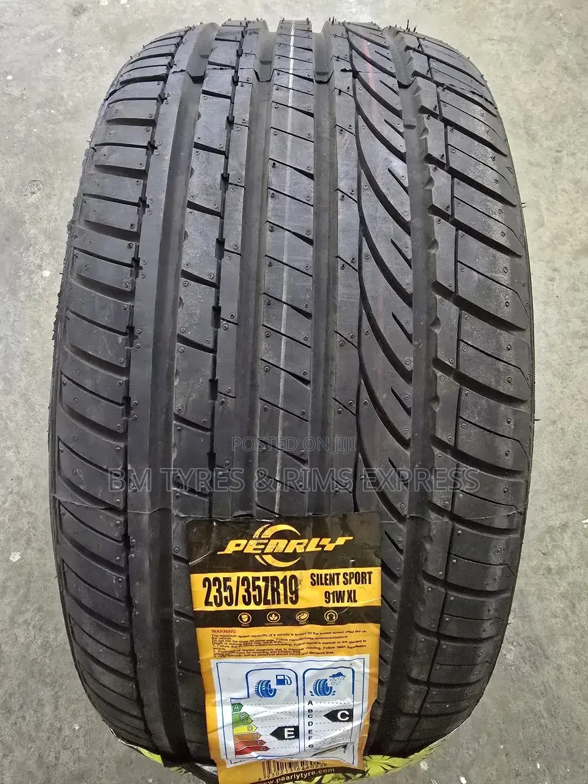 235 /35 R19 Pearly Tyres.