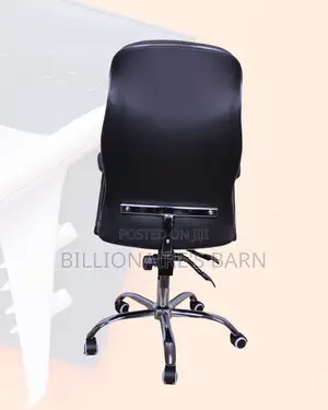Office Chair High-Back | Easy Adjustments, Premium Leather Finish