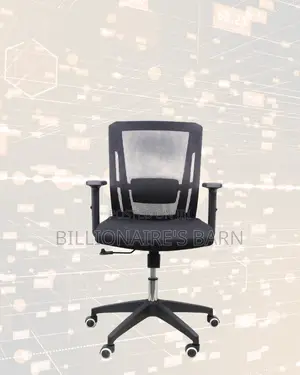 Barn Origin Office Chair Mid-Back Nylon Base • All-Day Comfort