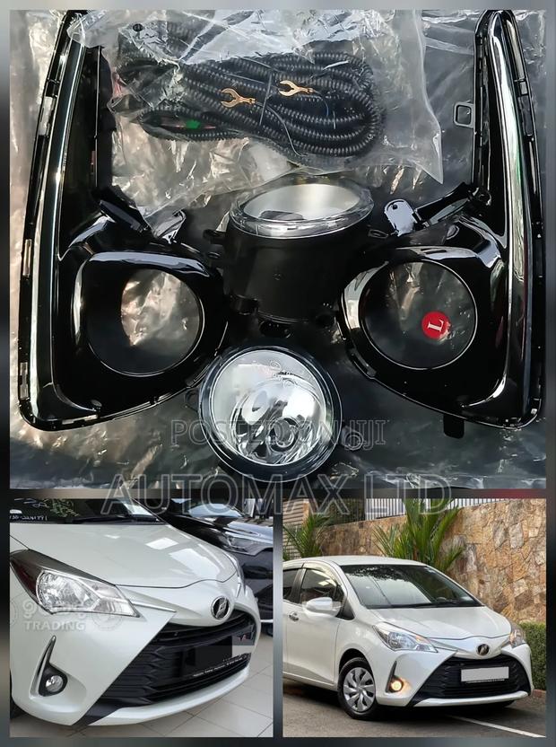 Toyota Vitz/Yaris, Yr2018+, Fog Lamps With Chrome Finish