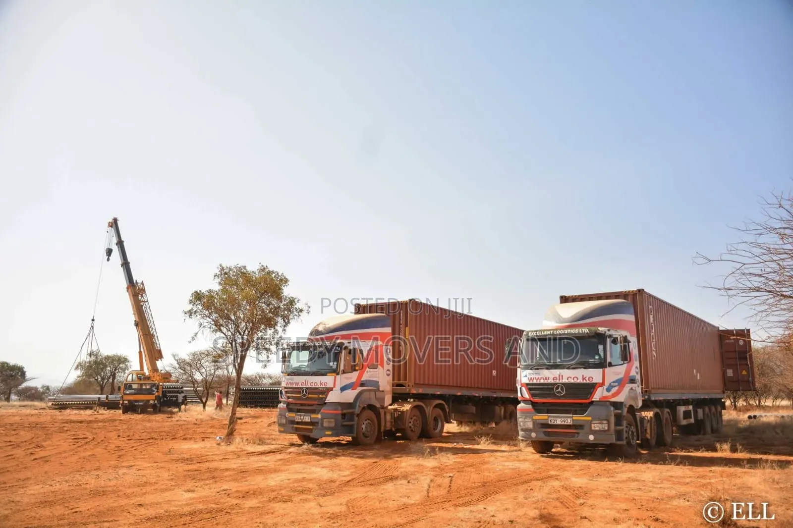Logistics Trailers for Jobs and Errands Are Ready Within Counties