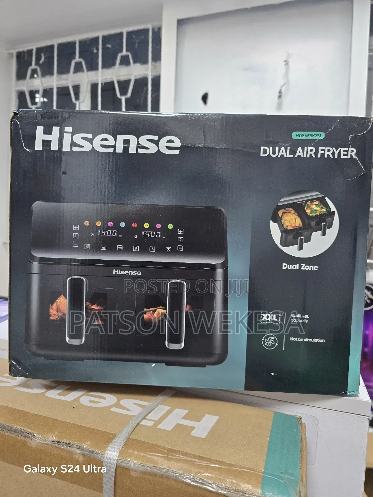 Hisense H08afbk2s1 8.6l Dual Airfryer