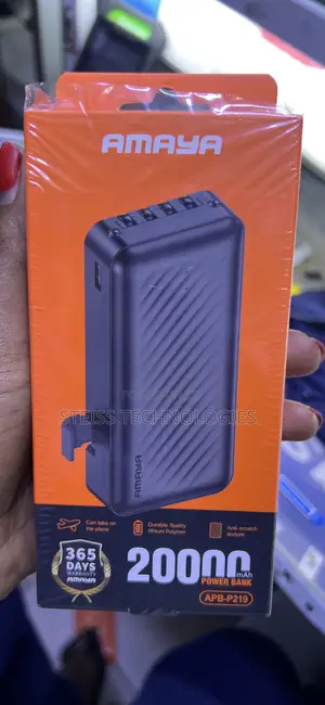 20000mah Cabled Amaya Powerbank.