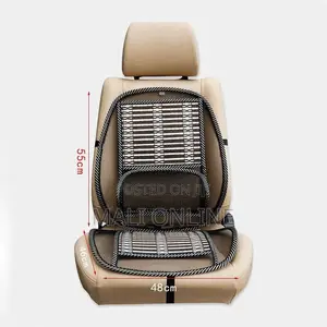 Breathable Ergonomic Car Seat Cushion Ventilated Mesh Massage Pad