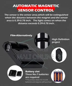 Wireless Led Car Door Logo Projector Lights 2pcs Magnetic Sensor