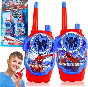 Spider-Man Electronic 2-Way Walkie Talkies for Kids Outdoor Play Toy