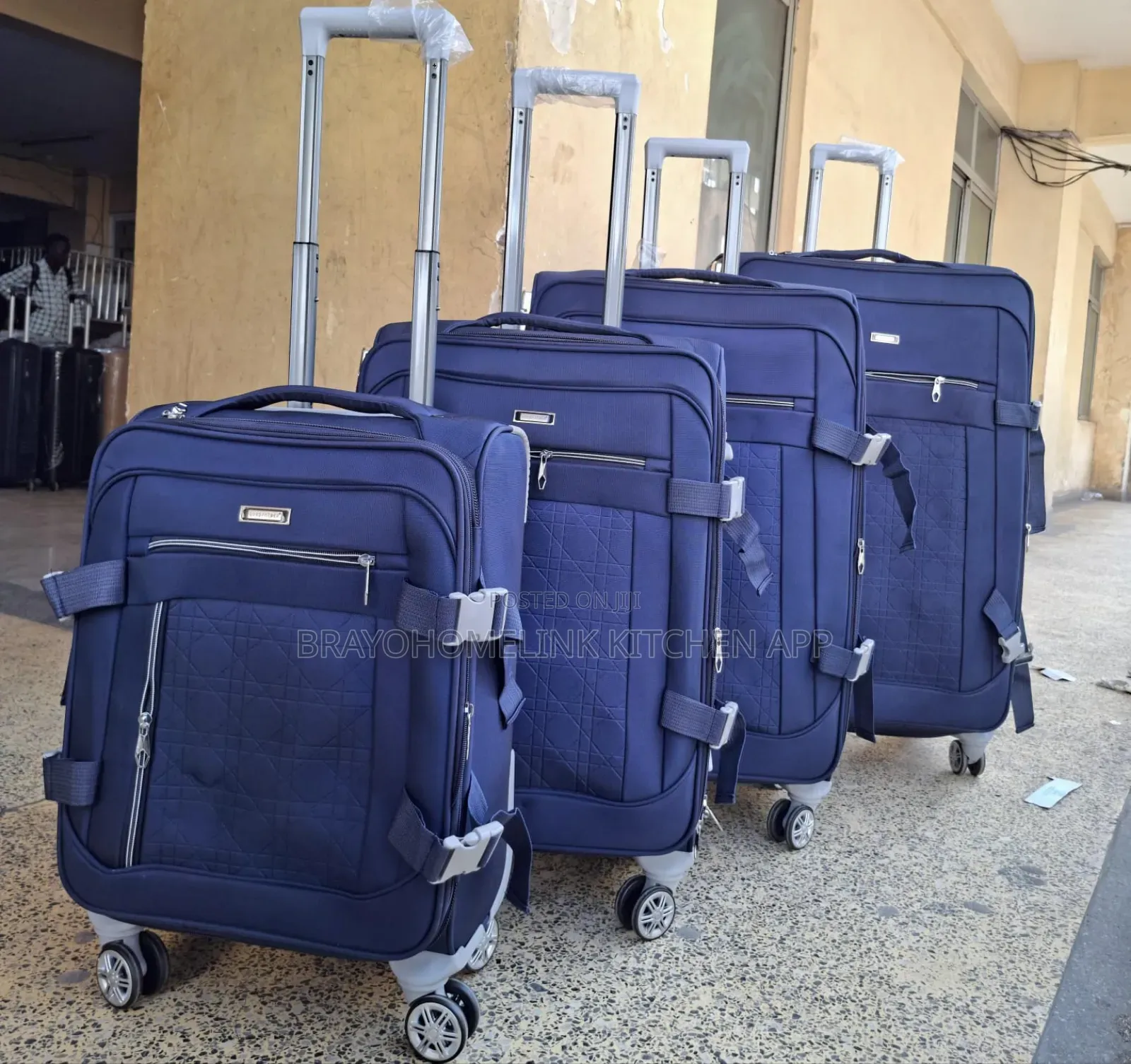 Managerial 4 in 1 Fabric Laxurious Suitcase Briefcase Travel B