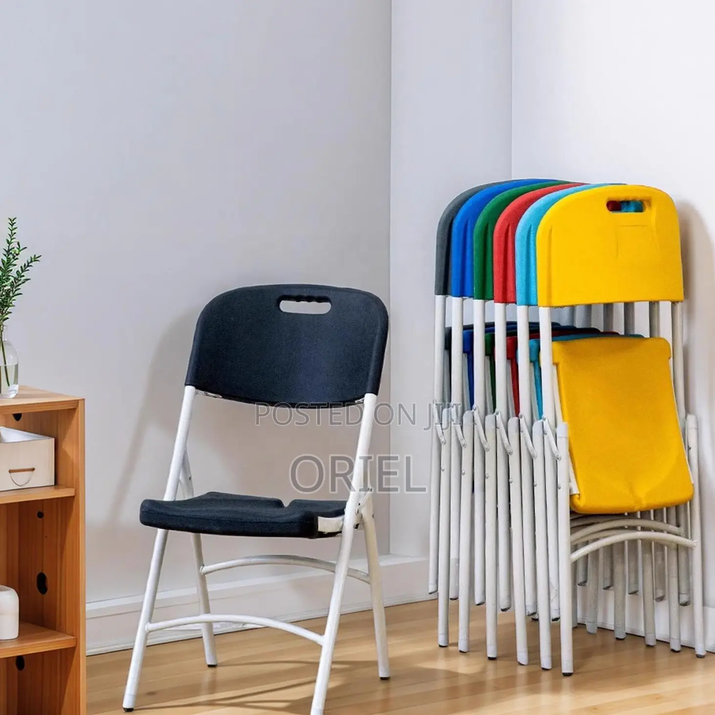 Plastic Chairs; Vita Long-Lasting Stackable Plastic Café Chair