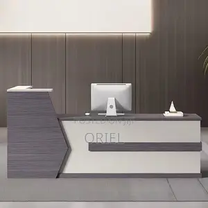 Reception Tables; Ergonomic 2.4m Office Reception Desk Design